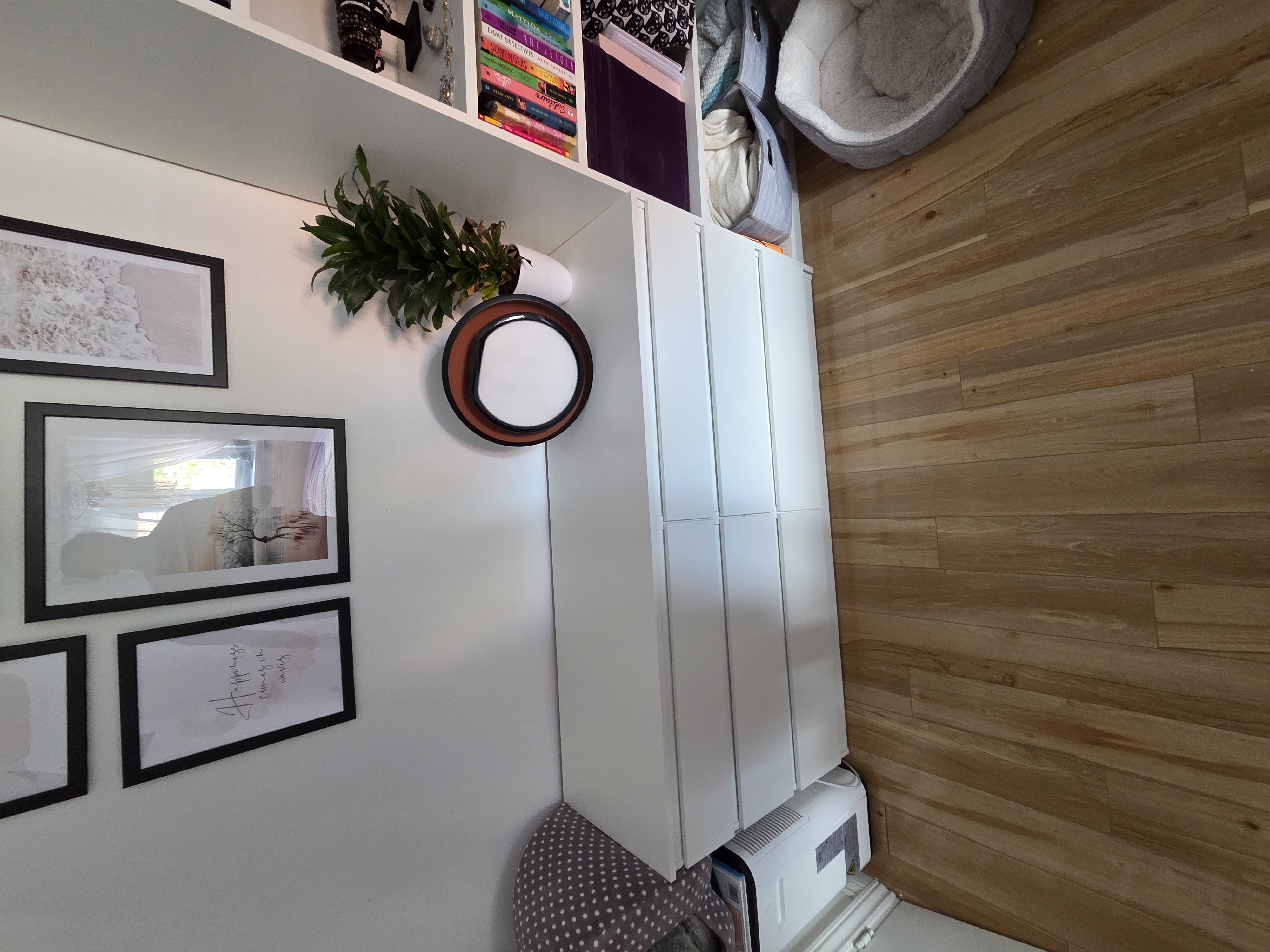 Bedroom dresser assembled